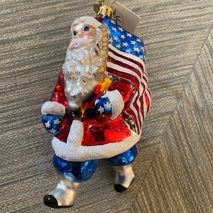 Christopher Radko Santa ornament